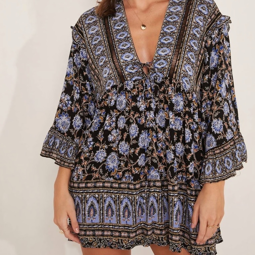 Free people, Bohemian Blue and Black Tunic